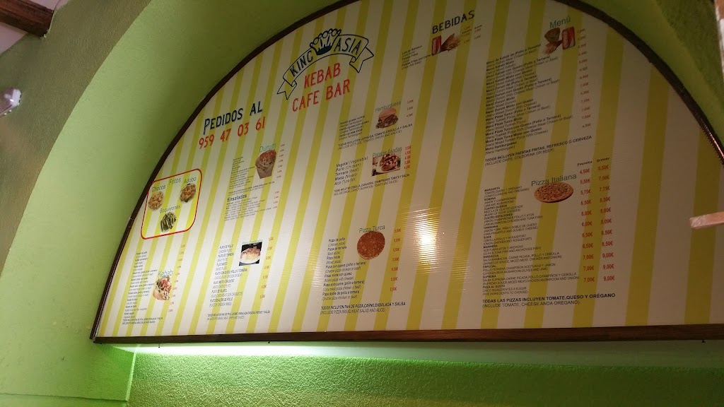 King Asia Kebab — Carta