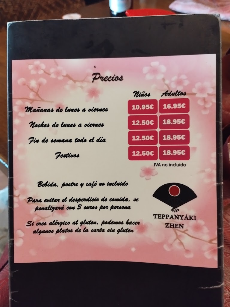 Restaurant Zhen — Carta