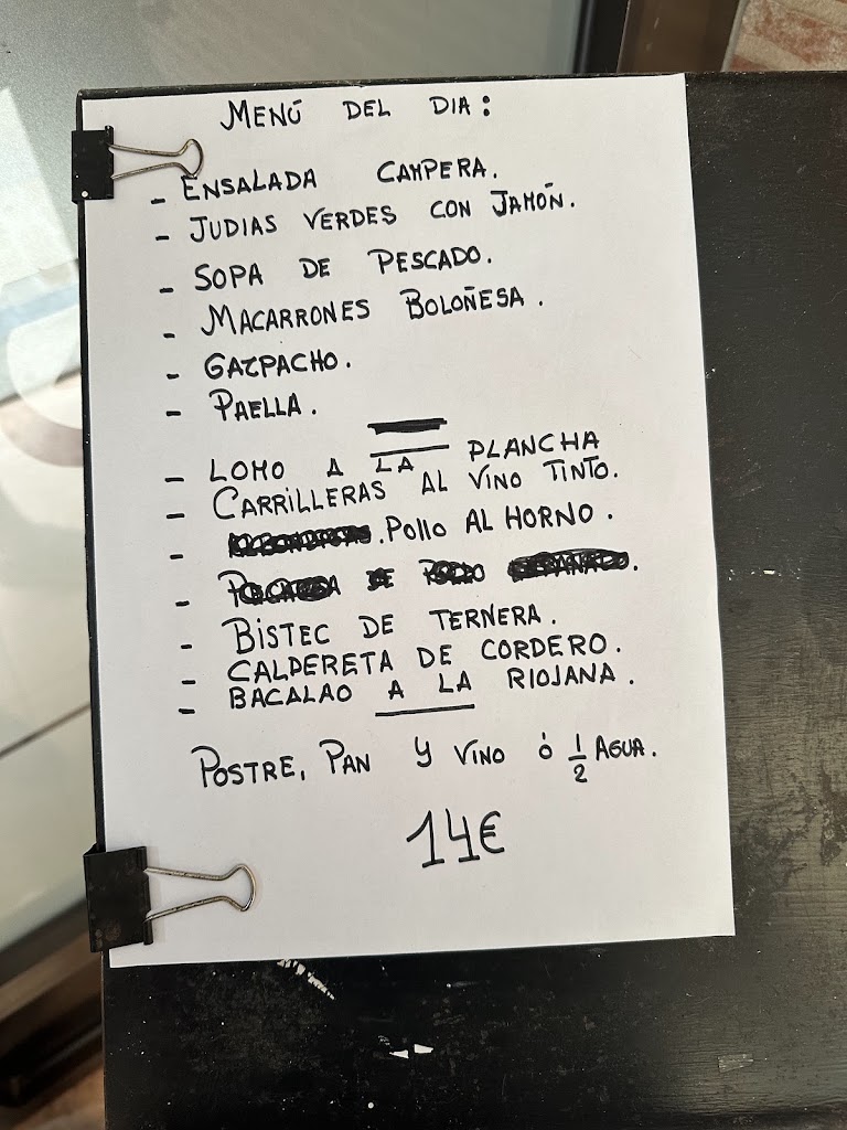 Meson Yugo — Carta