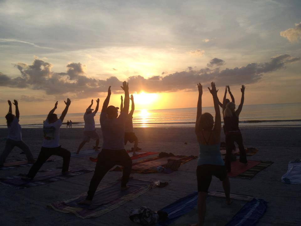  Yoga on the Beach
