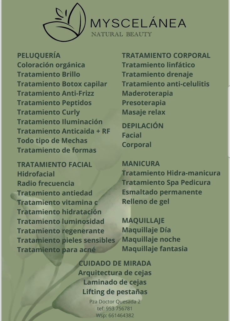 Myscelanea Natural Beauty — Carta