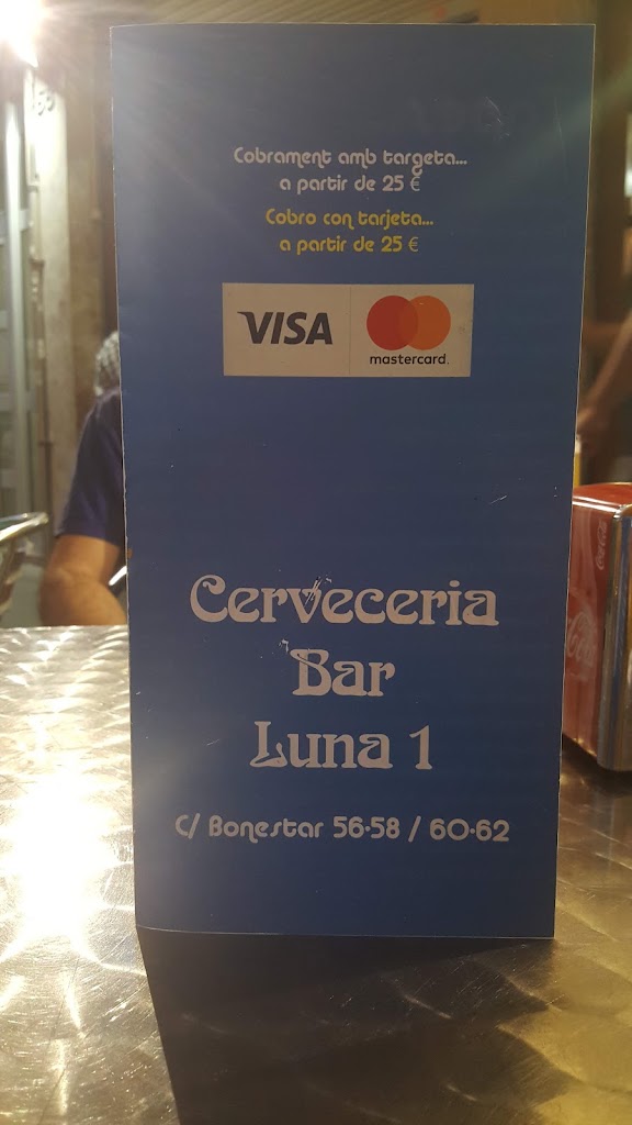 Cerveseria - Frankfurt Luna 1 — Carta