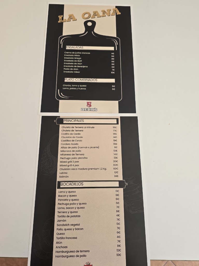 Campello Alicante — Carta