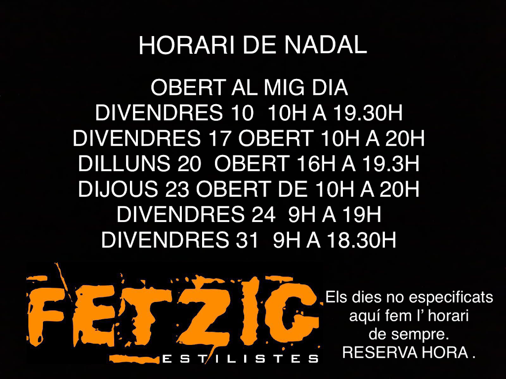 Fetzig Estilistas — Carta