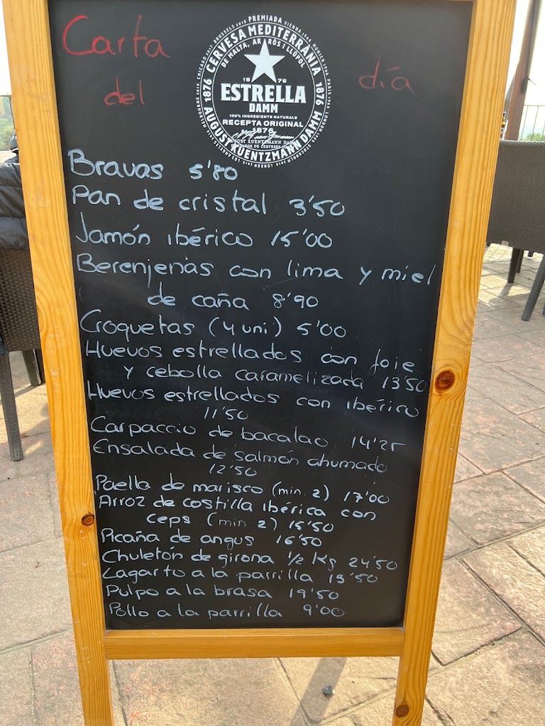 Restaurant Can Cuyas — Carta