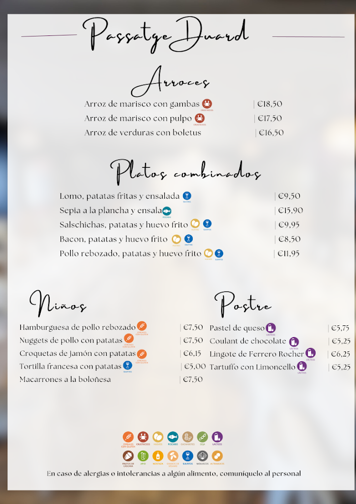 Restaurant Gava Passatge Duard — Mas recientes