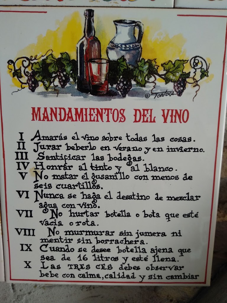 Meson Sidreria O Lagar — Carta