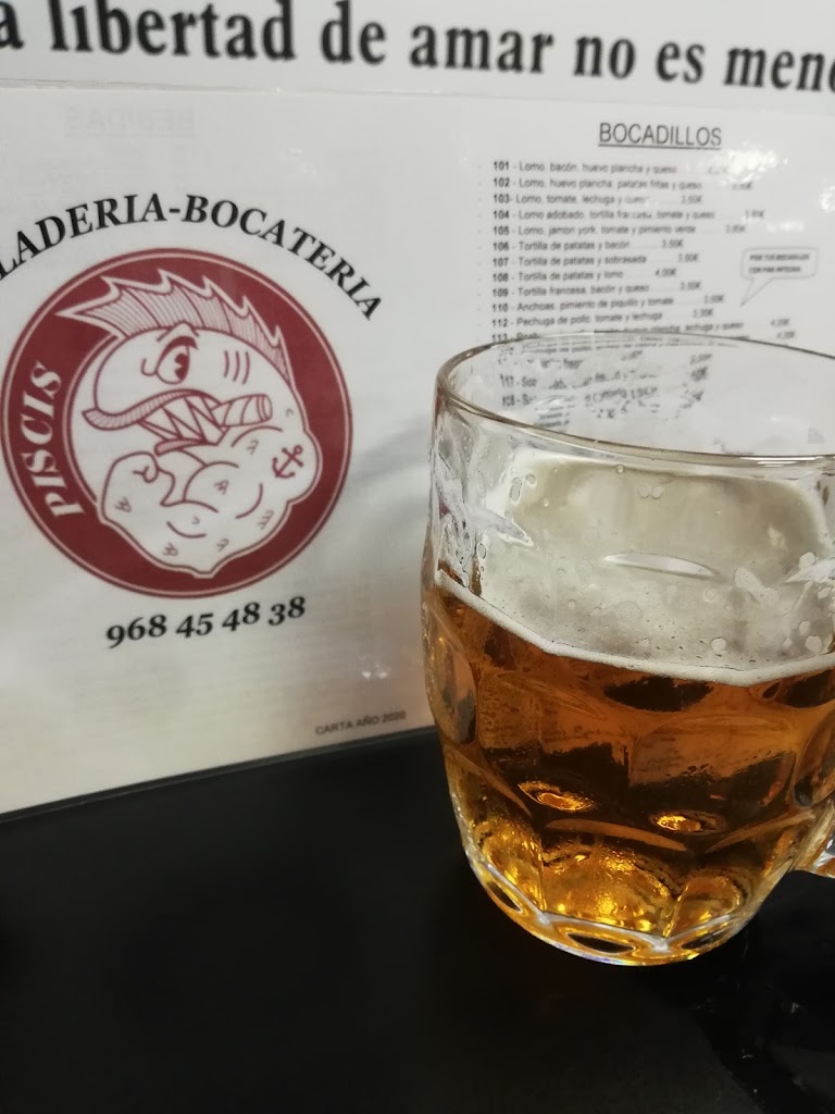 Heladeria Bocateria Piscis — Carta