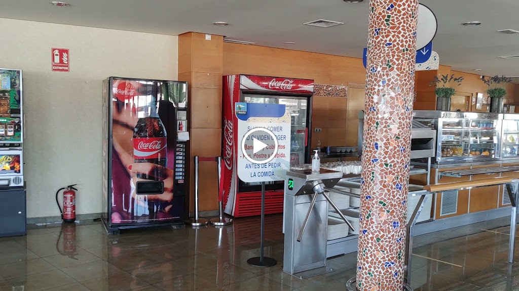 AREA DE SERVICIO el Rebollar RESTAURANTE SELF-SERVICE. — Videos