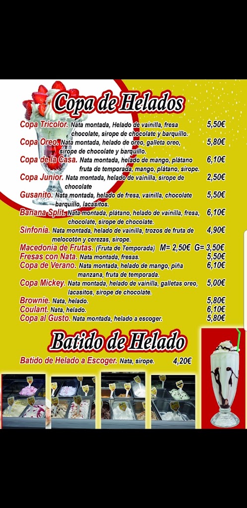 La Lechera — Carta