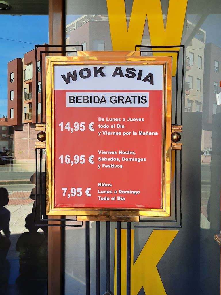 Asia Wok Buffet — Carta
