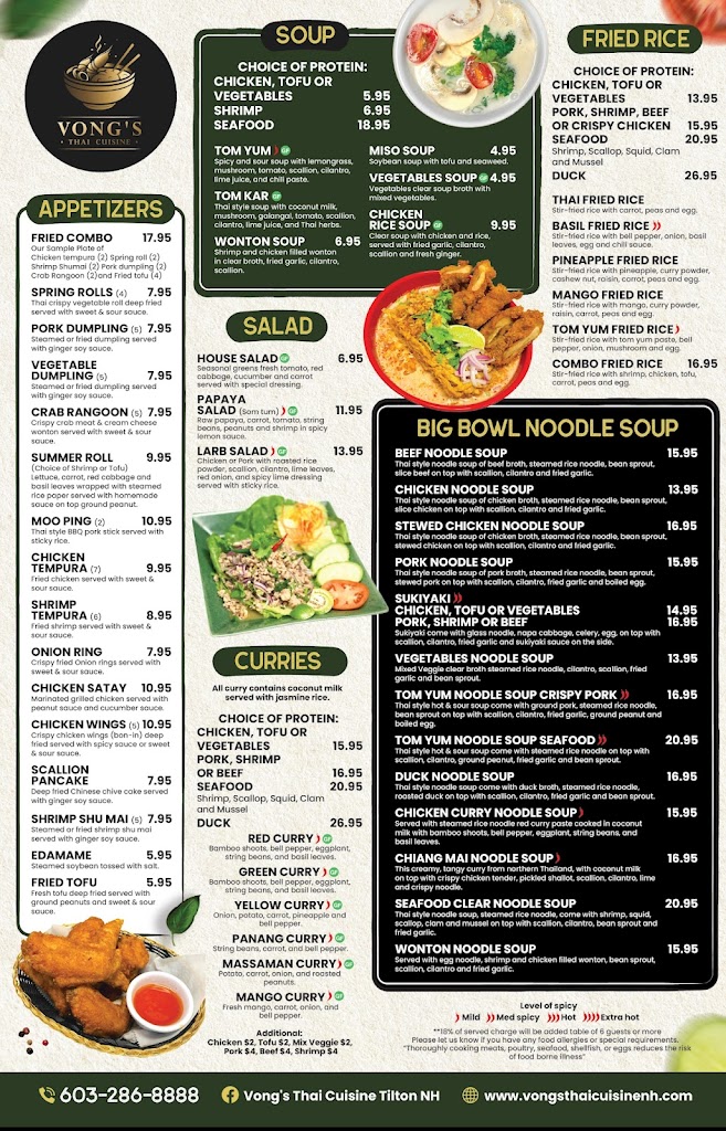 Vong's Thai Cuisine