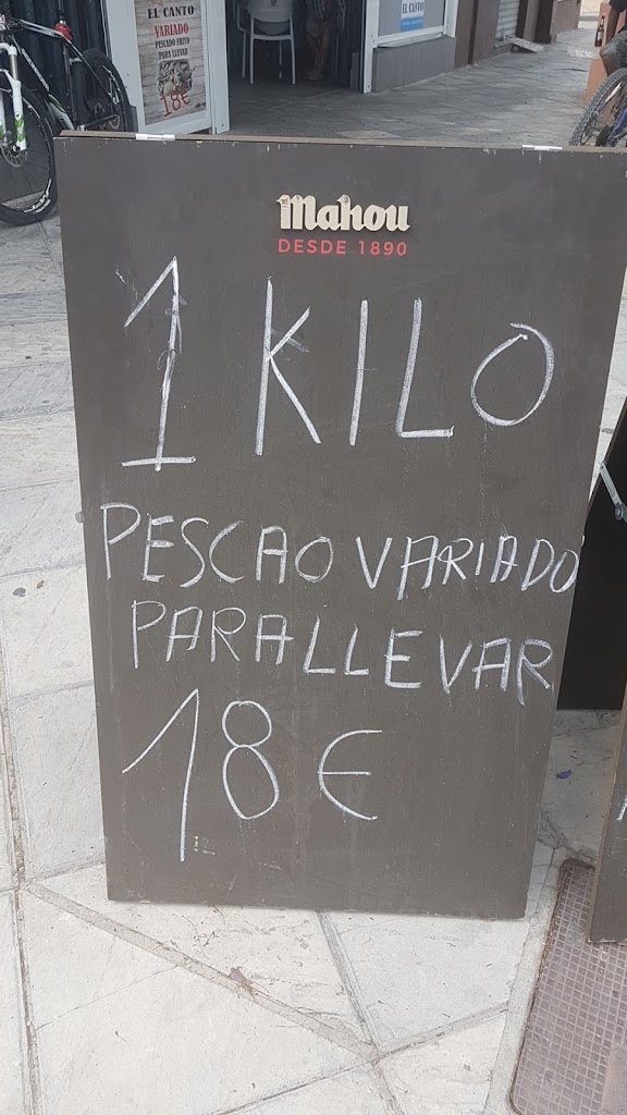 Cerveceria EL Canto — Carta