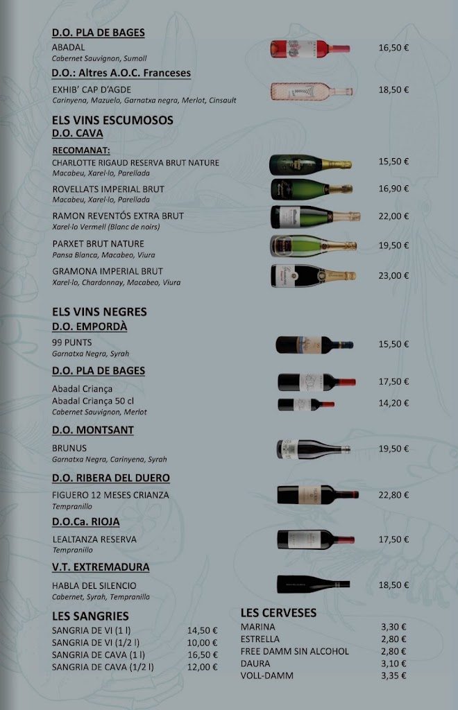 Restaurant Sa Malica-Can Ton — Carta