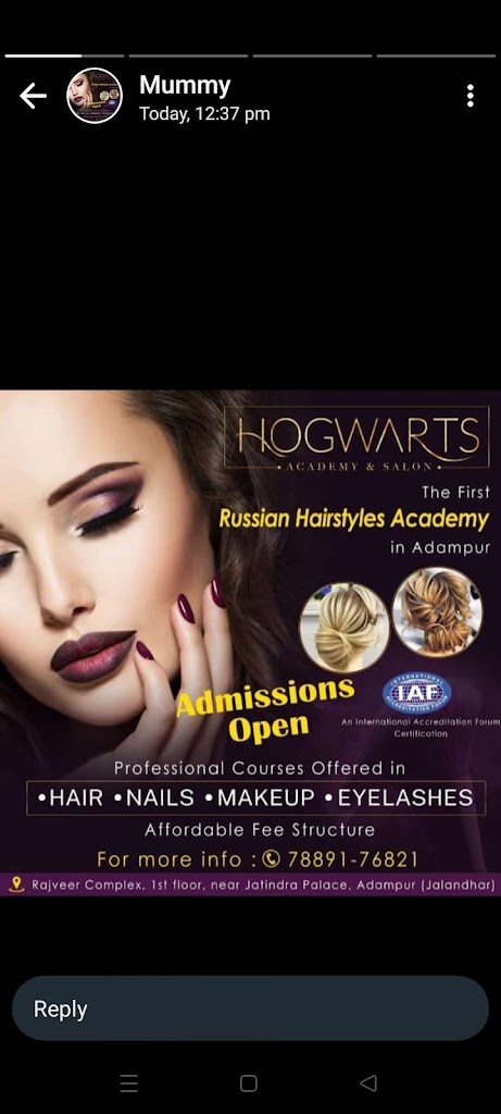 Hogwarts Academy And Salon