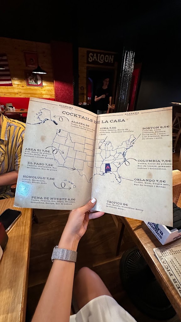 Alabama Cocktail Bar — Carta