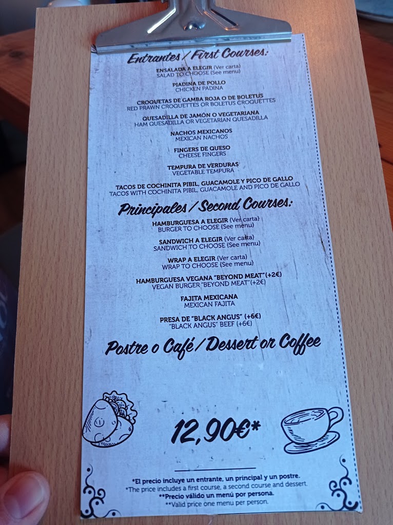 Pointer food, drinks & friends — Carta