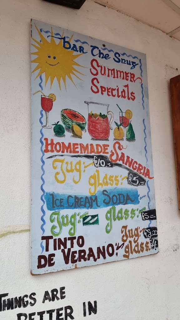 The Snug Benalmadena — Carta