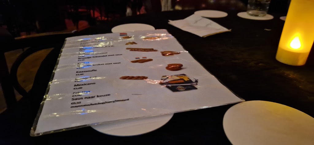 Cafe bar De Hut — Carta