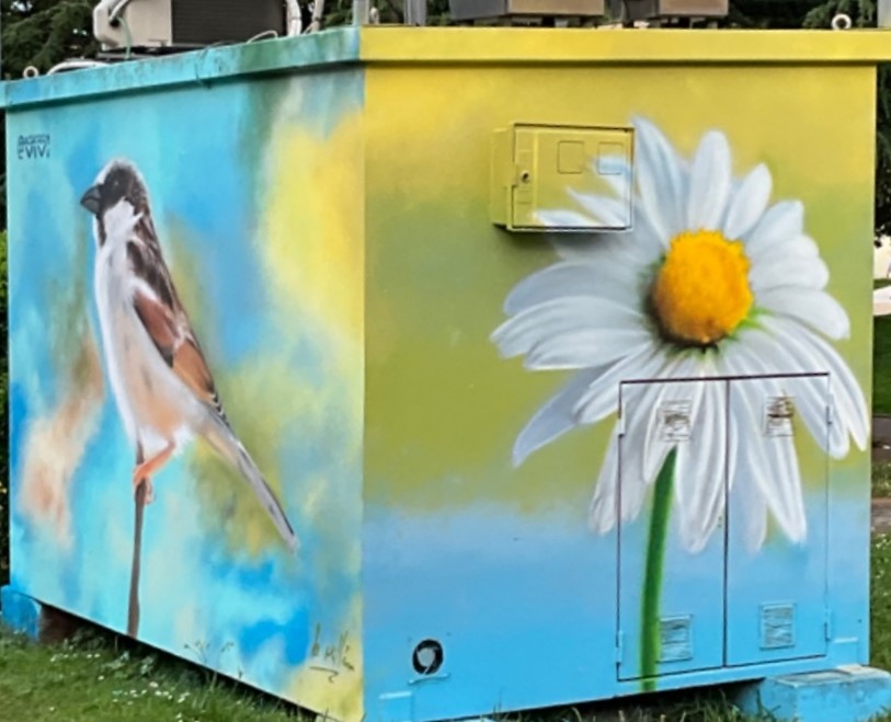 Mural artistico "Meteorologia"
