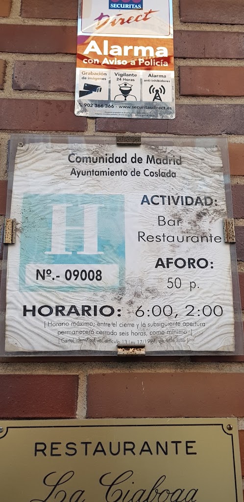 La Ciaboga — Carta