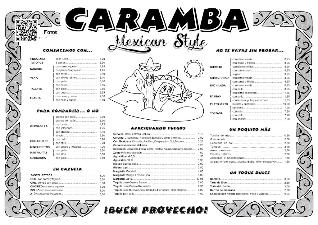 Caramba — Carta