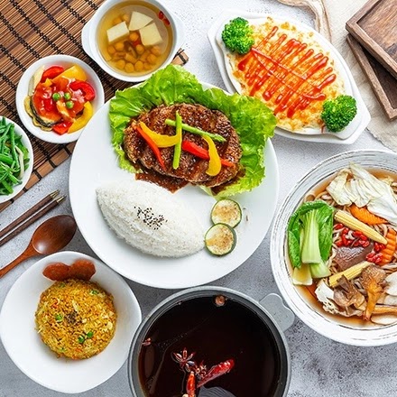 先綠健康煮素食複合餐飲（火鍋、套餐、焗烤、義大利麵、炸物，蛋奶素、全素） 的照片