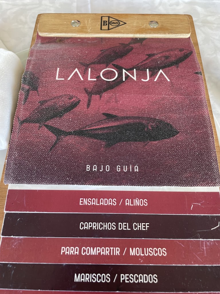 Restaurante la lonja Sanlucar — Carta