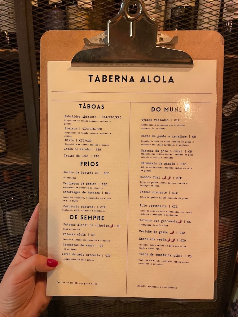 ALOLA — Carta