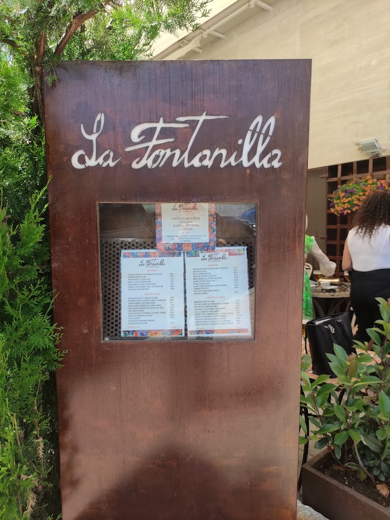 Restaurante La Fontanilla — Carta