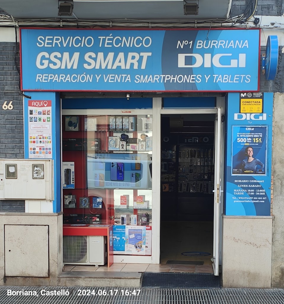 GSMsmart Tienda / Distribuidor oficial DIGI Burriana