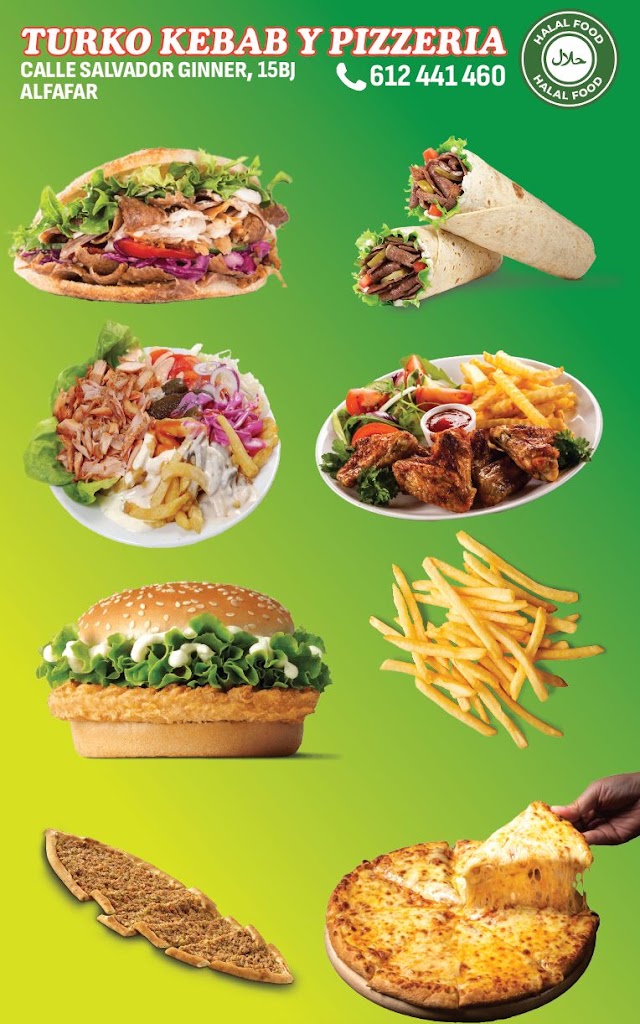 TURKO KEBAB &PIZZERIA — Carta