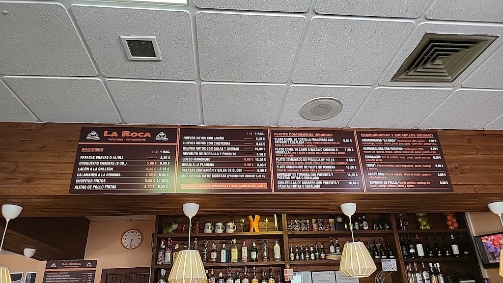 Cafe Restaurant La Roca — Carta