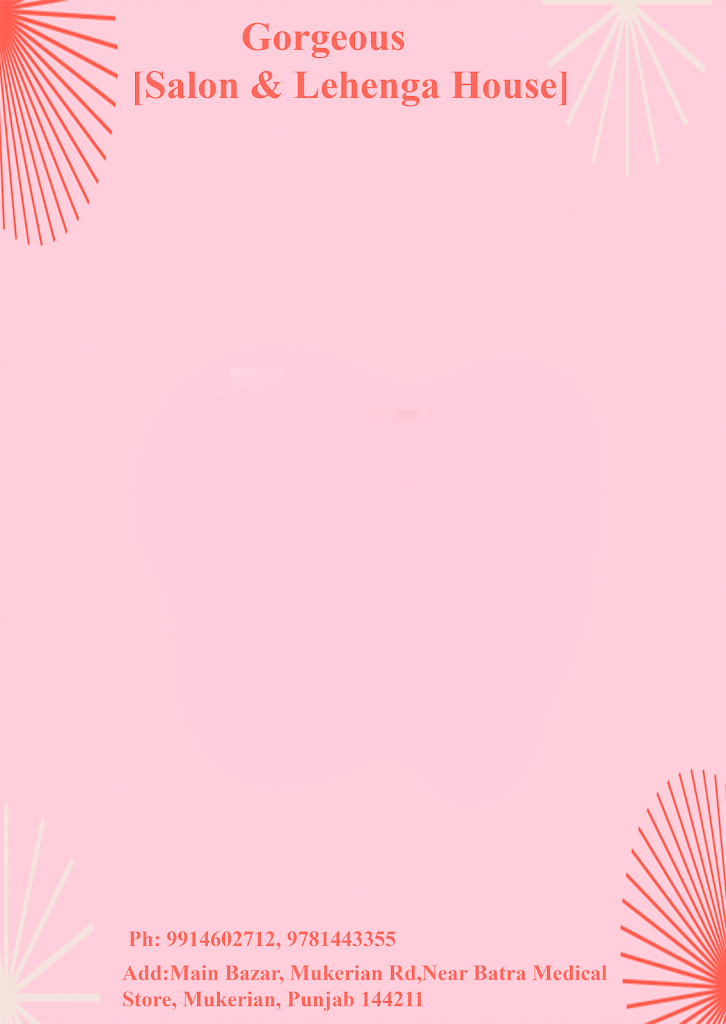 Gorgeous Salon Lehnga House
