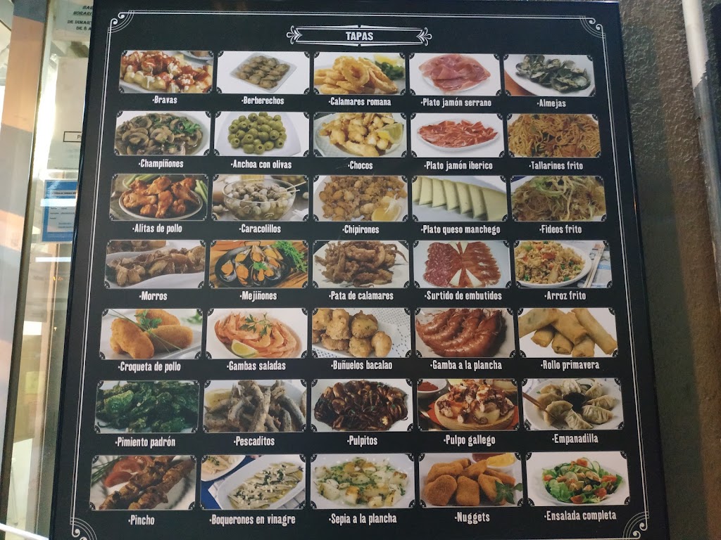 Bar La Roca — Carta