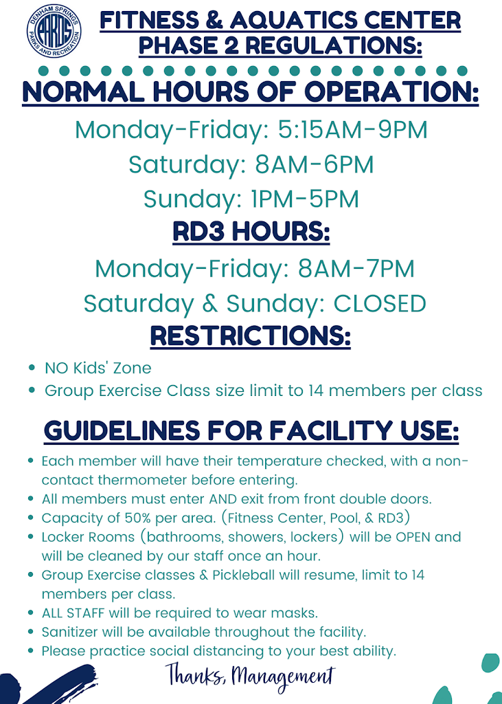  PARDS Fitness Center & Aquatic Center