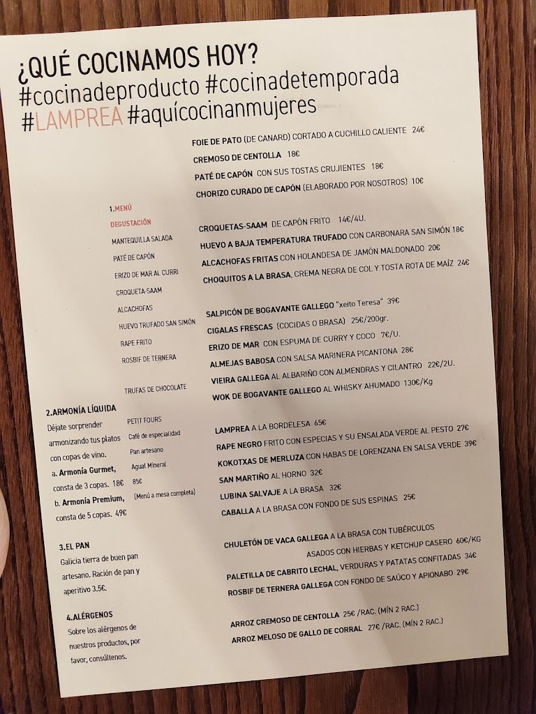 Meson do Campo — Carta