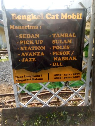 Cat Body Mobil HIDAYAH