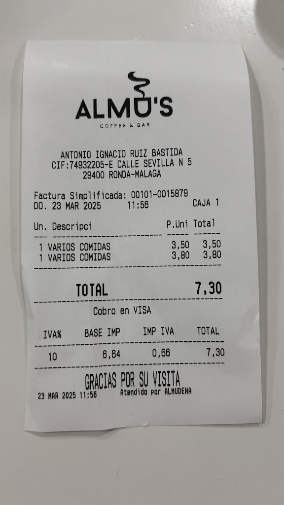Almu's Coffee & Bar — Mas recientes
