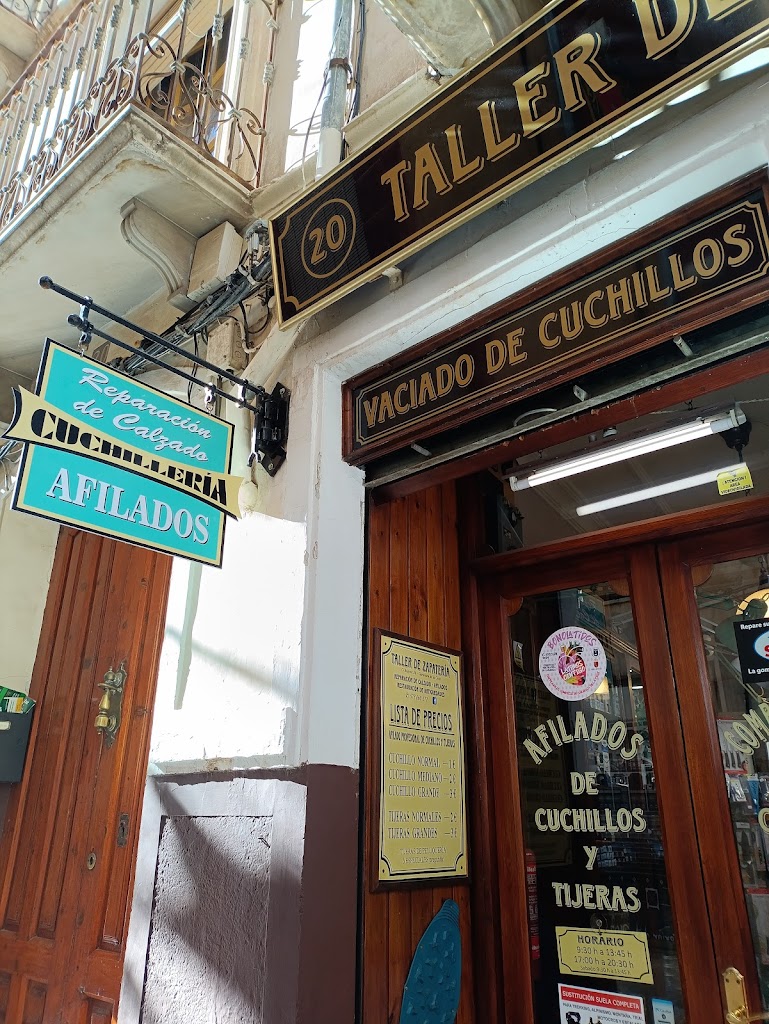 TALLER DE ZAPATERIA, AFILADOS Y CUCHILLERIA