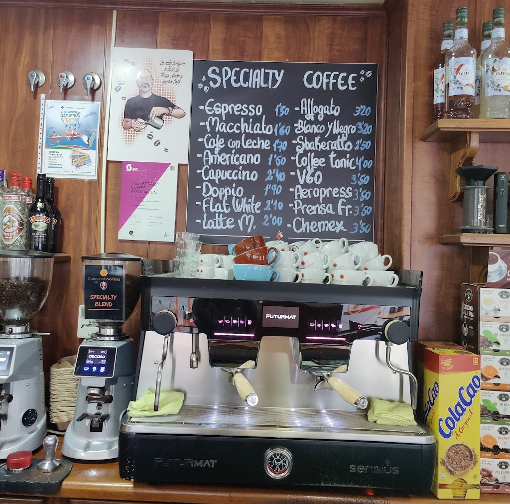 Cafeteria Colombia Baza — Carta