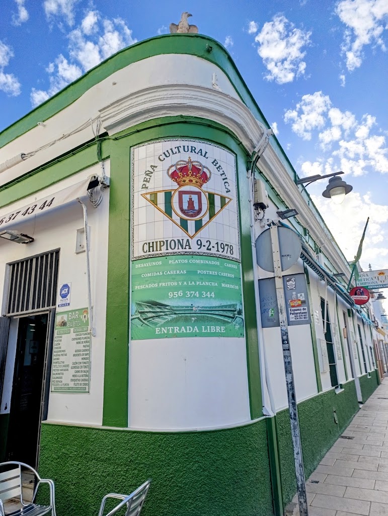 Bar Pena Betica de Chipiona — Carta