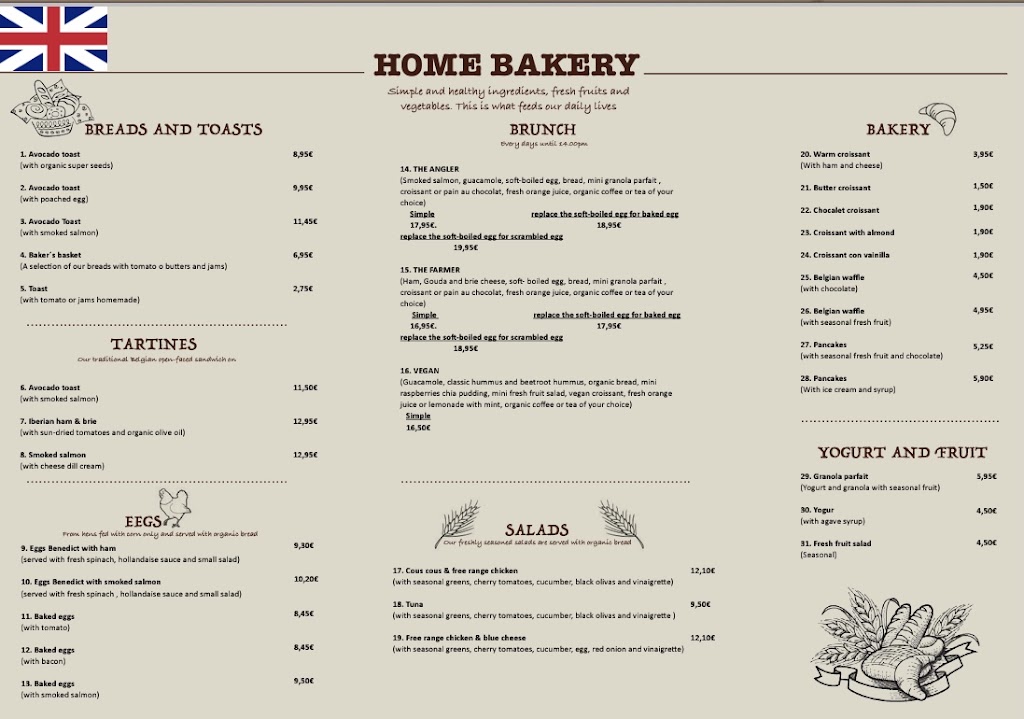 HOME BAKERY — Carta