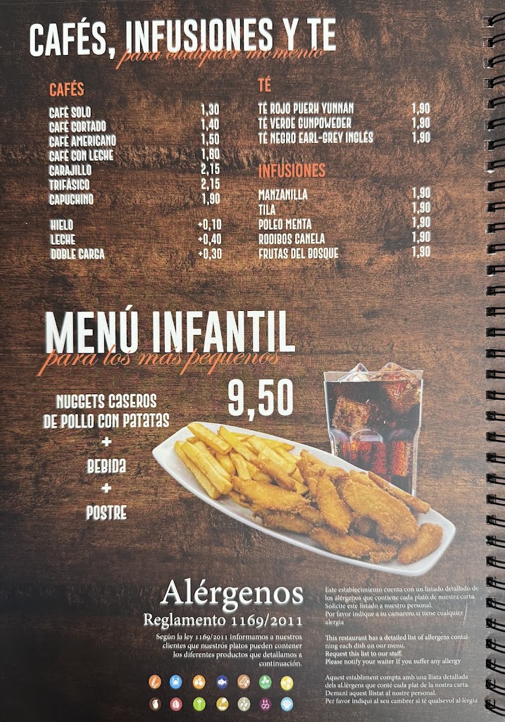MASSAMARA Taperia Restaurante — Carta
