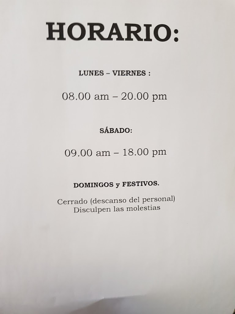 La Taberna del Paladar — Carta