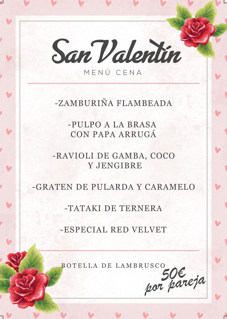 Restaurante Internacional — Carta