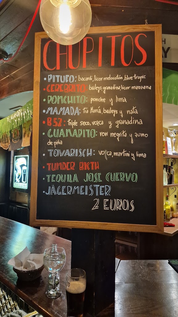 Galway Irish Tavern Getafe — Carta
