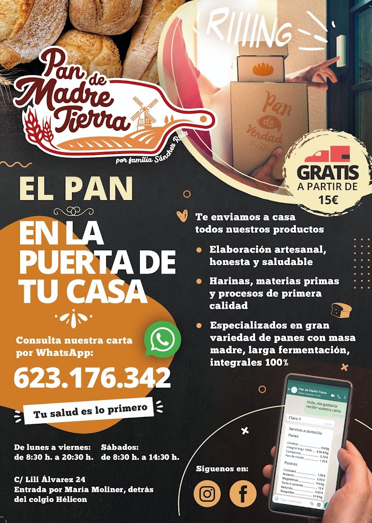 Pan de Madre Tierra — Carta