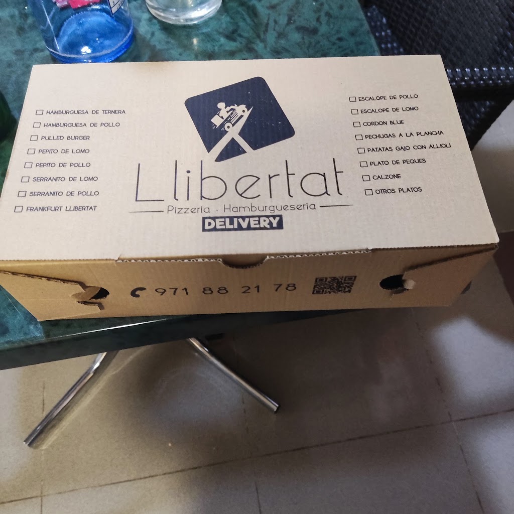 LLIBERTAT PIZZERIA-HAMBURGUESERIA — Carta