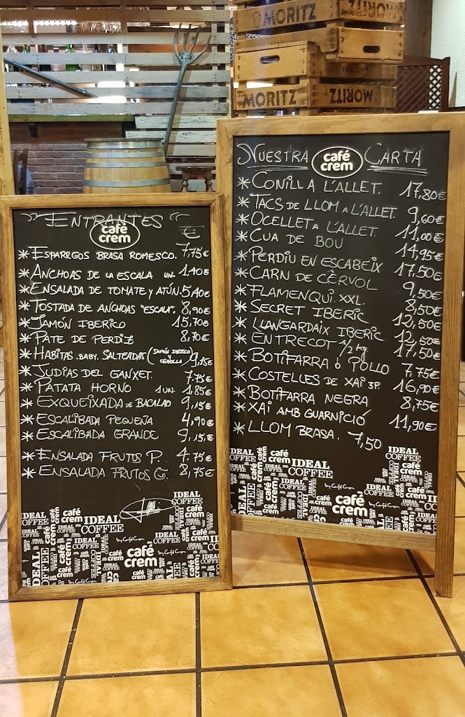 Restaurant Frutos (conejo al ajillo) — Carta